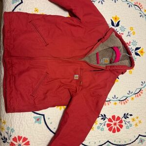 Carhartt Sierra Jacket Sherpa Lined Womens Large pink